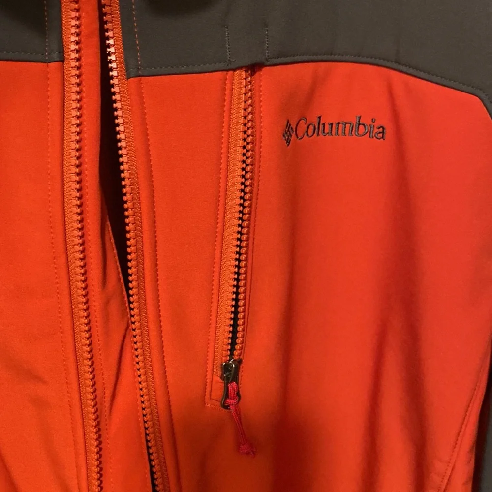 Columbia XL MEN'S RED GRAY LONG SLEEVE JACKET NWT - Picture 3 of 4